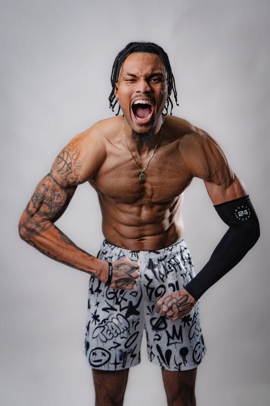 Graffiti Mesh Shorts