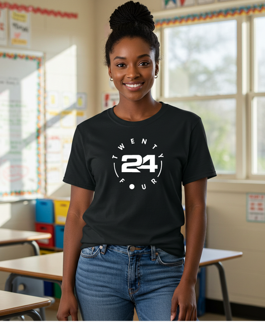 AMS x 24 Legacy Tee - Black