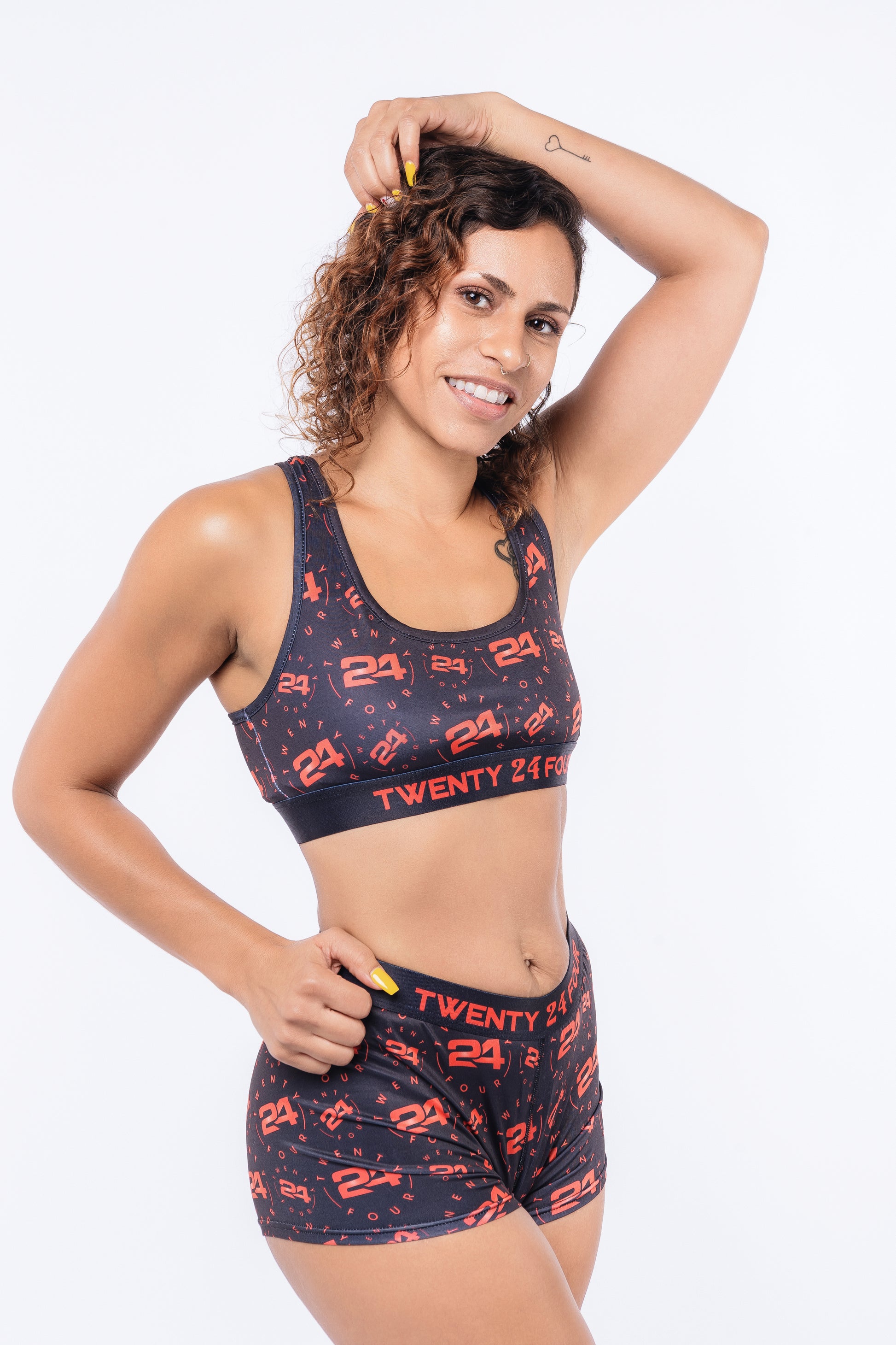 2 PC Sleepwear Rolling Sport Bra