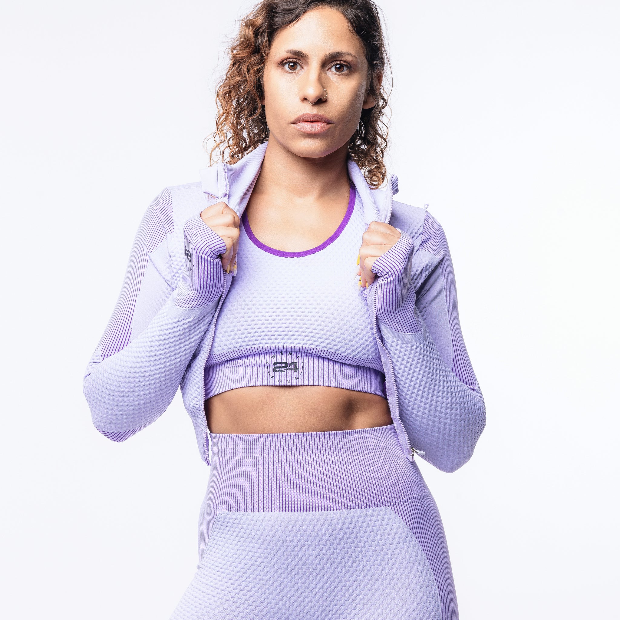 3 PC Slim Fit Track Jacket Workout Set