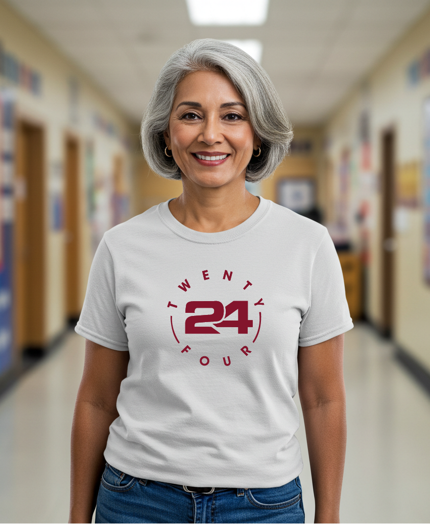 AMS x 24 Legacy Tee - Maroon Edition