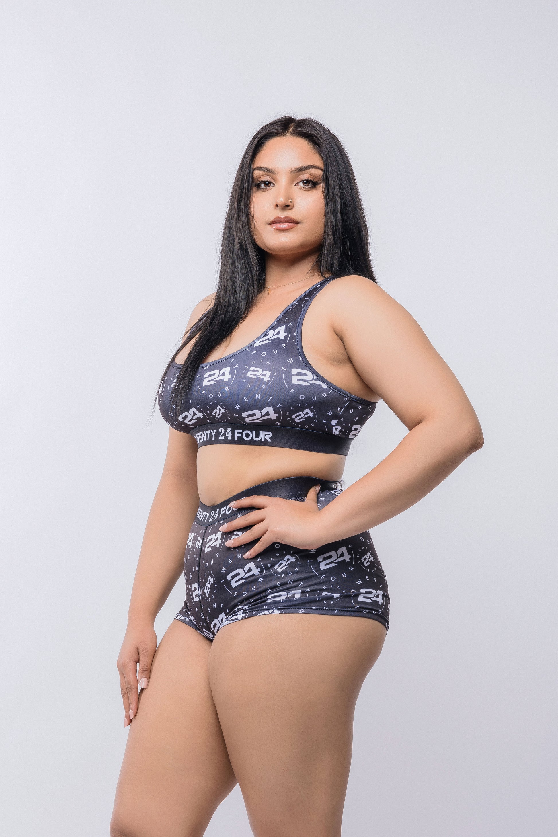 2 PC Sleepwear Rolling Sport Bra