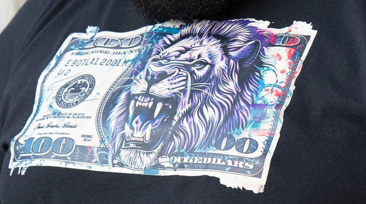 Graphic Tee: Lion Money